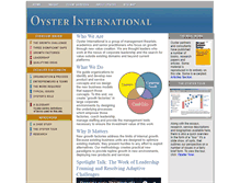 Tablet Screenshot of oysterinternational.com